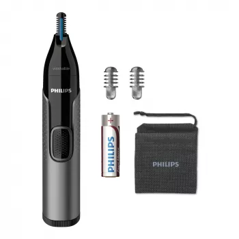 Philips 3000 sērijas deguna trimmeris Nose Trimmer Series 3000 NT3650/16 Mazgājams deguna, ausu un uzacu trimmeris ar 2 ķemmēm