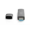 DIGITUS Combo karšu lasītāja centrmezgls (USB-C+USB 3.0) 1x SD, 1x MicroSD, 1x USB 3.0, pelēks