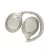 Sony WH-1000XM4 austiņas ar vadu un bezvadu savienojumu, galvas lentes stiprinājums Zvaniem/Mūzikai USB Type-C Bluetooth sudraba krāsā