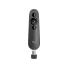 LOGITECH R500s lāzera prezentācijas tālvadības pults, grafīta krāsa