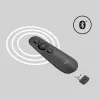 LOGITECH R500s lāzera prezentācijas tālvadības pults, grafīta krāsa