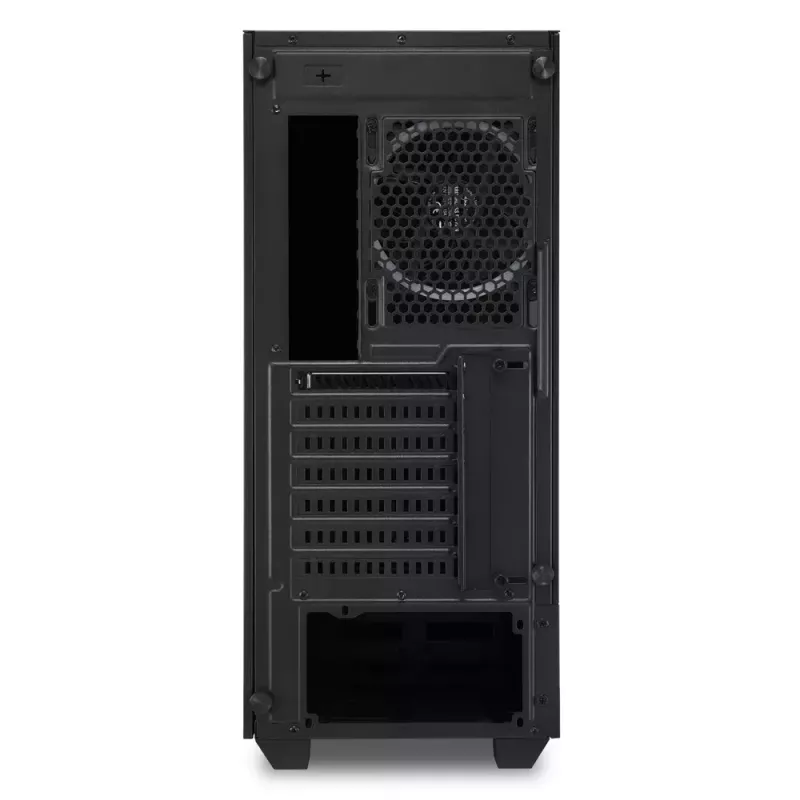 PC korpuss Sharkoon RGB LIT 100 Midi Tower melns