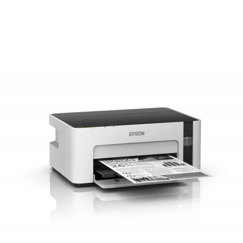Inkjet printer Epson EcoTank ET-M1120 — monohroms, A4, 1440x720 DPI, Wi‑Fi, uzpildāma tintes tvertne