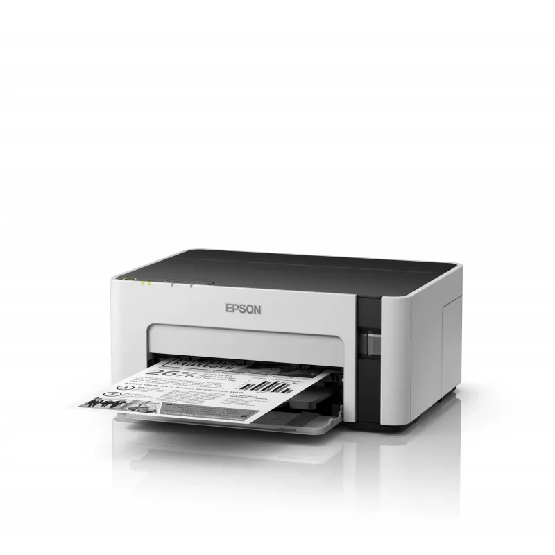 Inkjet printer Epson EcoTank ET-M1120 — monohroms, A4, 1440x720 DPI, Wi‑Fi, uzpildāma tintes tvertne