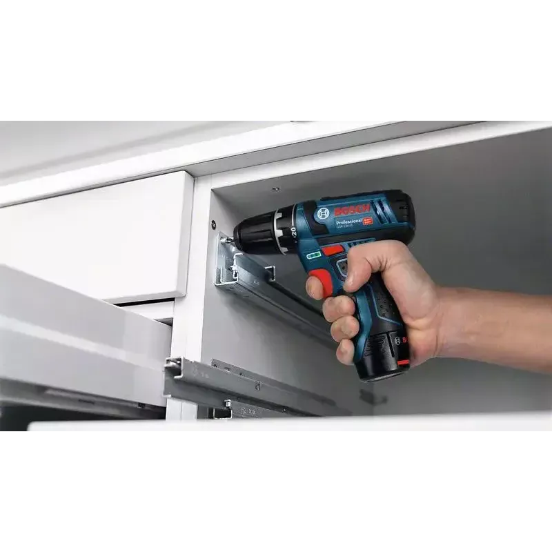 Bosch akumulatora urbjskrūvgriezis 12 V Li-Ion 1300 RPM Melna, Zila, Sarkana