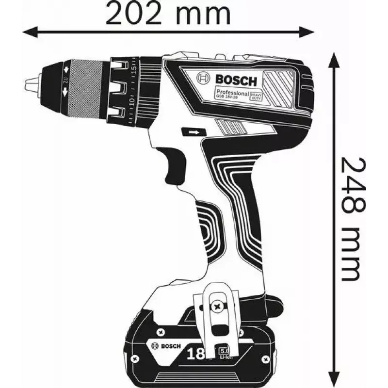 Bosch akumulatora urbjskrūvgriezis 12 V Li-Ion 1300 RPM Melna, Zila, Sarkana
