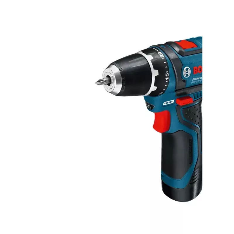 Bosch akumulatora urbjskrūvgriezis 12 V Li-Ion 1300 RPM Melna, Zila, Sarkana
