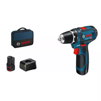 Bosch akumulatora urbjskrūvgriezis 12 V Li-Ion 1300 RPM Melna, Zila, Sarkana