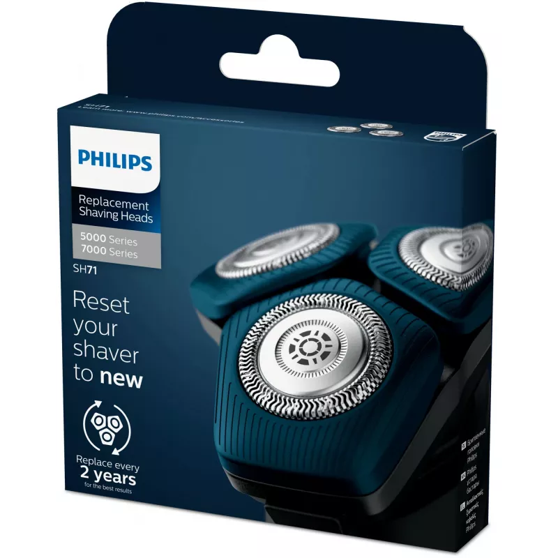 Philips Shaver series 7000, 5000 SH71/50 rezerves elektriskā skuvekļa galviņas