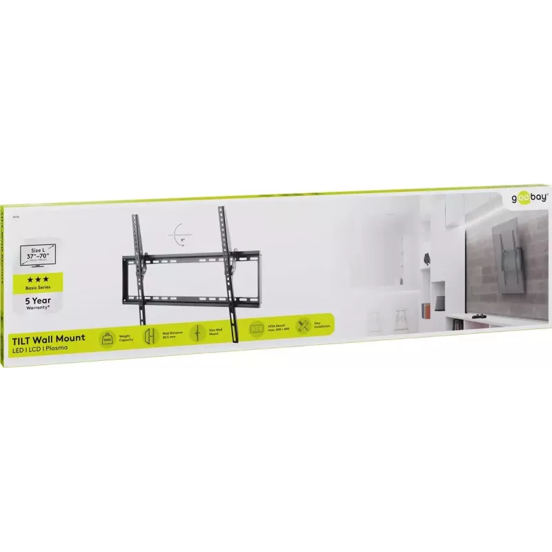 TV stiprinājums Wentronic 49741 177,8 cm (70 collas) melns