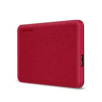 TOSHIBA Ārējais cietais disks Canvio Advanced 2.5in 4TB USB 3.2 Gen 1 sarkans