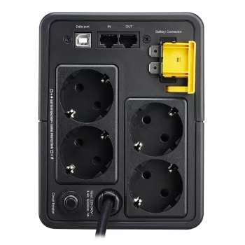 APC Back-UPS, 750VA, Tower, 230V, 4x CEE 7/7 Schuko ligzdas, AVR