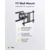 Goobay TV sienas stiprinājums Pro FULLMOTION (L) 60 kg 37–70 collas