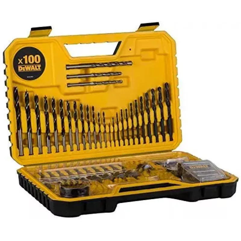 Urbju komplekts DeWalt DT71563-QZ — 100 gab. metālam, ietver skrūvgrieža uzgaļus un pārnēsāšanas futrāli