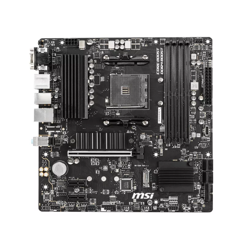MSI B550M PRO-VDH mātesplate AMD B550 ligzda AM4 micro ATX