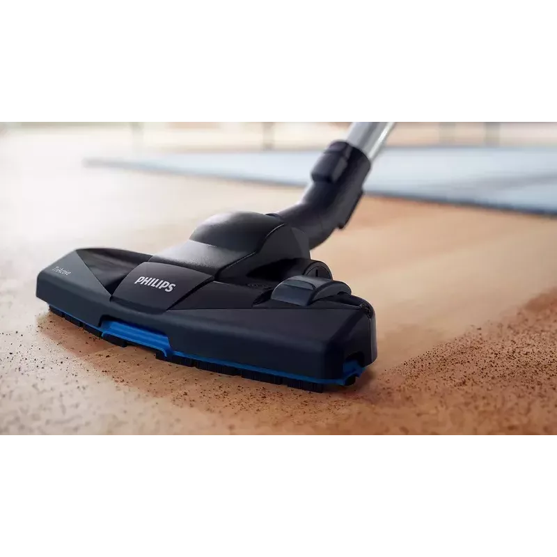 Cilindriskais putekļsūcējs Philips XD3110/09 — 900 W, 3 L putekļu maiss, HEPA filtrācija, teleskopiska metāla caurule