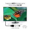 CLUB3D CAC-1302 video kabeļa adapteris 0,5 m HDMI Type A (Standard) VGA (D-Sub) Melns