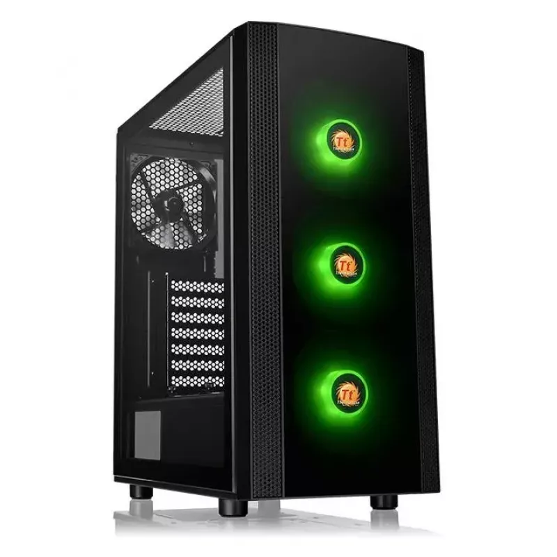 PC korpuss Thermaltake Versa J25 TG RGB Midi Tower Melns