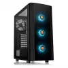 PC korpuss Thermaltake Versa J25 TG RGB Midi Tower Melns