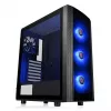 PC korpuss Thermaltake Versa J25 TG RGB Midi Tower Melns