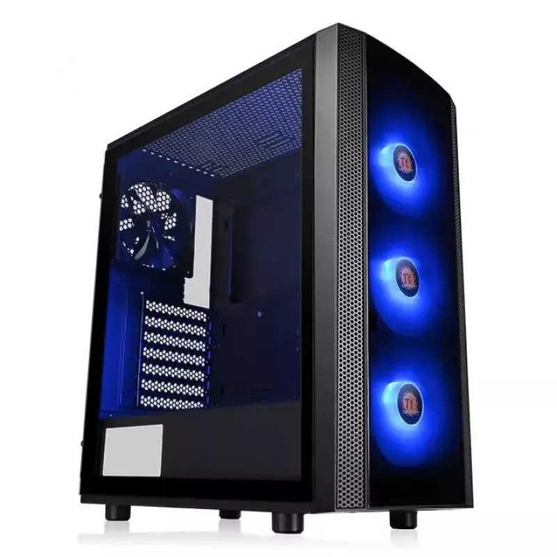 PC korpuss Thermaltake Versa J25 TG RGB Midi Tower Melns