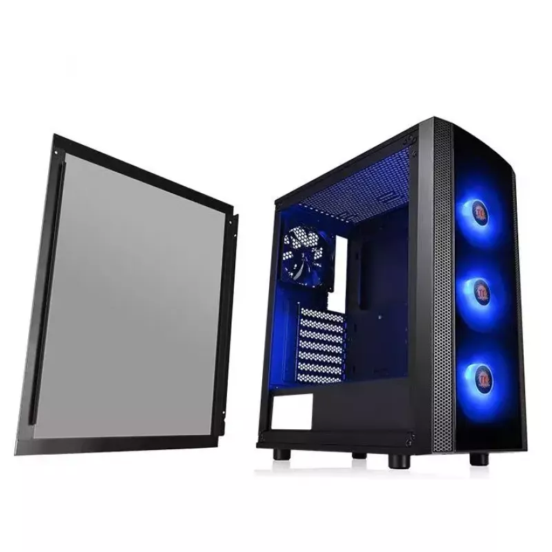 PC korpuss Thermaltake Versa J25 TG RGB Midi Tower Melns