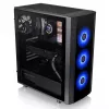 PC korpuss Thermaltake Versa J25 TG RGB Midi Tower Melns
