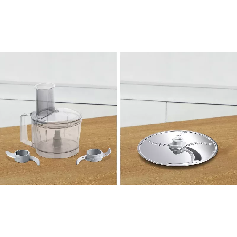 Virtuves kombains Bosch MCM3100W — 800 W, 2,3 L bļoda, 2 ātrumi, turbo, balts