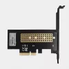 AXAGON ECO PCEM2-N PCIE NVME M.2 adapteris iekšējais adapteris PCI-Express x4 NVMe M.2 SSD cietā diska pievienošanai datoram