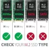 AXAGON ECO PCEM2-N PCIE NVME M.2 adapteris iekšējais adapteris PCI-Express x4 NVMe M.2 SSD cietā diska pievienošanai datoram