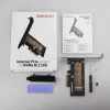 AXAGON ECO PCEM2-N PCIE NVME M.2 adapteris iekšējais adapteris PCI-Express x4 NVMe M.2 SSD cietā diska pievienošanai datoram