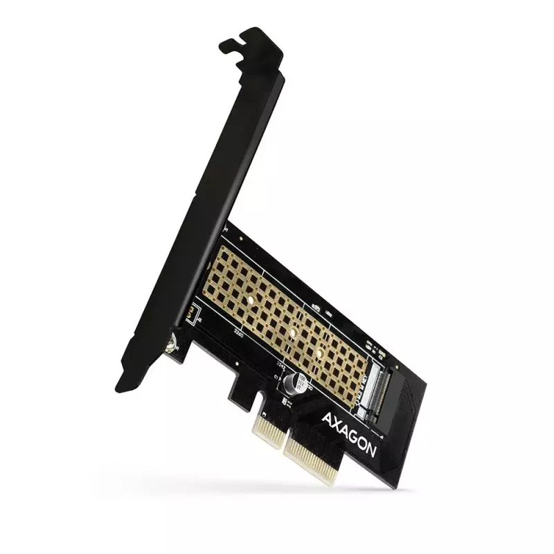 AXAGON ECO PCEM2-N PCIE NVME M.2 adapteris iekšējais adapteris PCI-Express x4 NVMe M.2 SSD cietā diska pievienošanai datoram