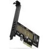 AXAGON ECO PCEM2-N PCIE NVME M.2 adapteris iekšējais adapteris PCI-Express x4 NVMe M.2 SSD cietā diska pievienošanai datoram