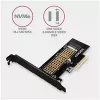 AXAGON ECO PCEM2-N PCIE NVME M.2 adapteris iekšējais adapteris PCI-Express x4 NVMe M.2 SSD cietā diska pievienošanai datoram