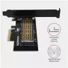 AXAGON ECO PCEM2-N PCIE NVME M.2 adapteris iekšējais adapteris PCI-Express x4 NVMe M.2 SSD cietā diska pievienošanai datoram