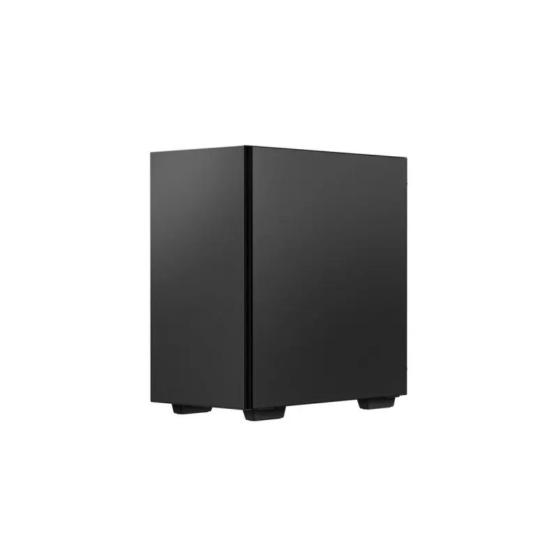 PC korpuss DeepCool MACUBE 110 Midi Tower Melns — microATX/Mini-ITX, rūdīts stikls, atbalsta GPU 320 mm, CPU dzesētāju 165 mm