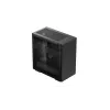 PC korpuss DeepCool MACUBE 110 Midi Tower Melns — microATX/Mini-ITX, rūdīts stikls, atbalsta GPU 320 mm, CPU dzesētāju 165 mm