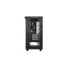 PC korpuss DeepCool MACUBE 110 Midi Tower Melns — microATX/Mini-ITX, rūdīts stikls, atbalsta GPU 320 mm, CPU dzesētāju 165 mm