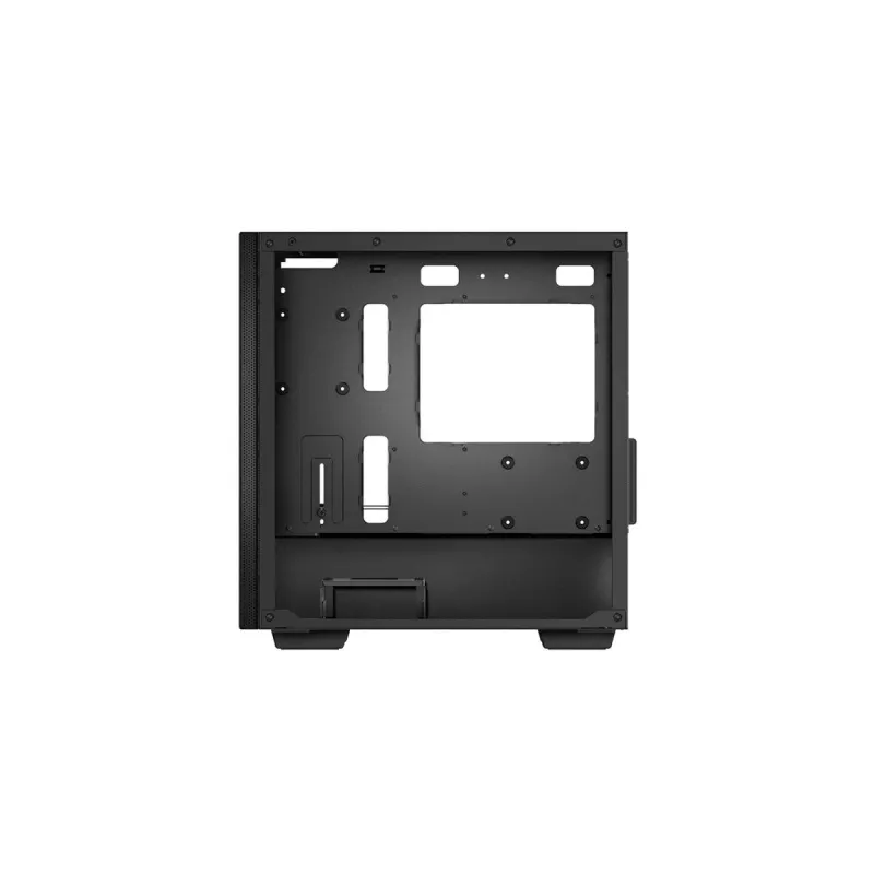 PC korpuss DeepCool MACUBE 110 Midi Tower Melns — microATX/Mini-ITX, rūdīts stikls, atbalsta GPU 320 mm, CPU dzesētāju 165 mm