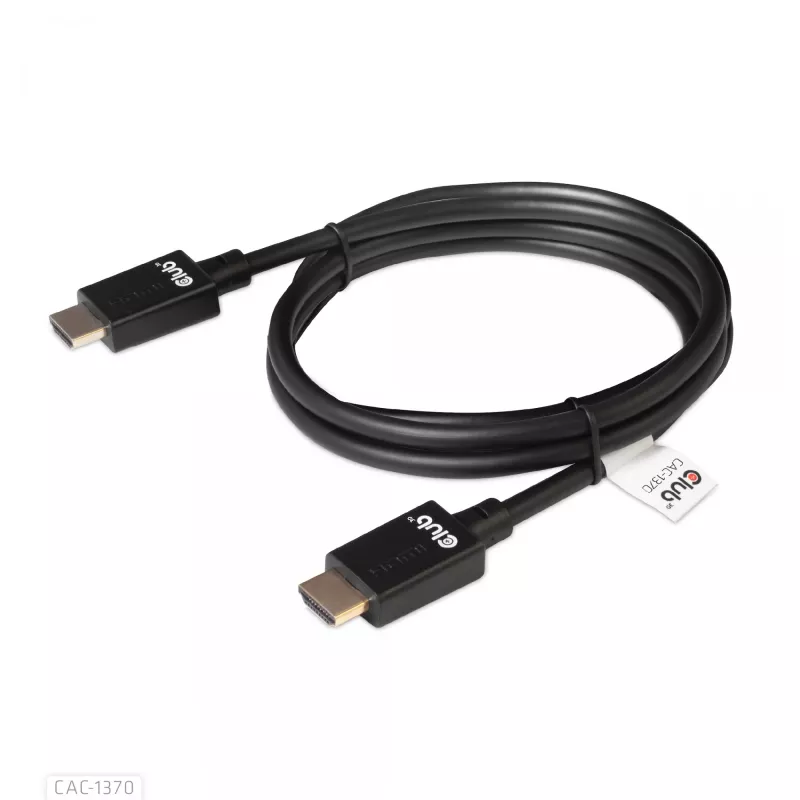 CLUB3D Ultra High Speed HDMI 4K120Hz, 8K60Hz sertificēts kabelis 48Gbps M/M 1,5 m/4,92 pēdas