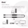 CLUB3D USB 3.2 Gen2 Type C to C Active Bi-directional kabelis 8K60Hz M/M 5m/16.4ft