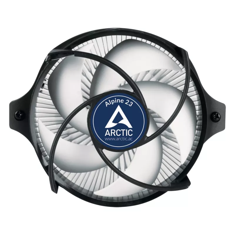 ARCTIC Alpine 23 - Compact AMD CPU-Cooler Processor Air cooler 9 cm Aluminium, Melns 1 gab.