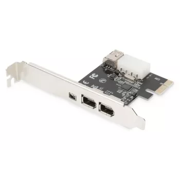 DIGITUS IEEE 1394a interfeisa karte, Pci-e, 3 porti, 1x ext. 1394mini, 2x ext. 1394a porti