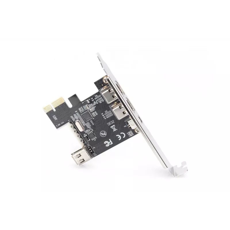 DIGITUS IEEE 1394a interfeisa karte, Pci-e, 3 porti, 1x ext. 1394mini, 2x ext. 1394a porti