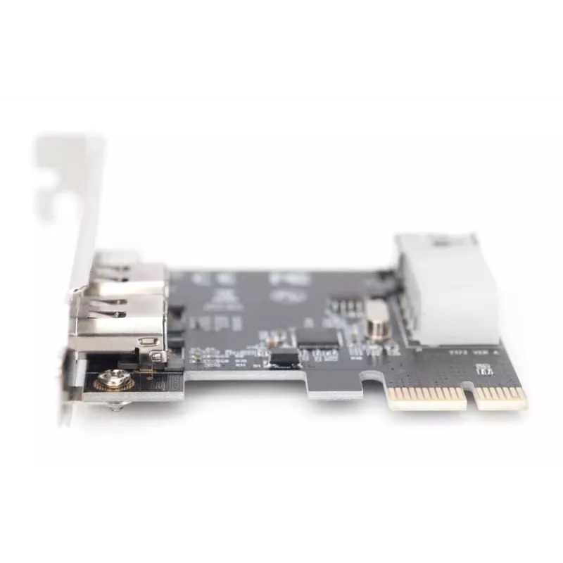 DIGITUS IEEE 1394a interfeisa karte, Pci-e, 3 porti, 1x ext. 1394mini, 2x ext. 1394a porti