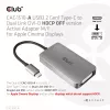 CLUB3D USB3.2 Gen1 Type-C uz Dual Link DVI-D HDCP OFF versijas aktīvais adapters M/F Apple Cinema Displays