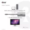 CLUB3D USB3.2 Gen1 Type-C uz Dual Link DVI-D HDCP OFF versijas aktīvais adapters M/F Apple Cinema Displays