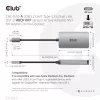 CLUB3D USB3.2 Gen1 Type-C uz Dual Link DVI-D HDCP OFF versijas aktīvais adapters M/F Apple Cinema Displays