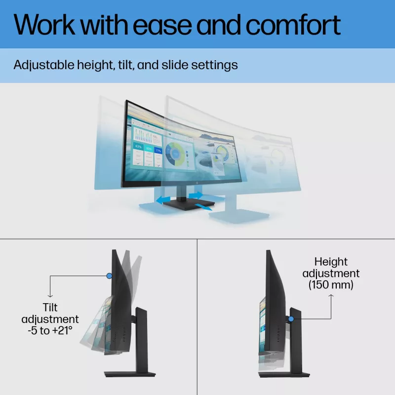 Monitors HP P34hc G4 34 collu Wide Quad HD LCD 3440 x 1440