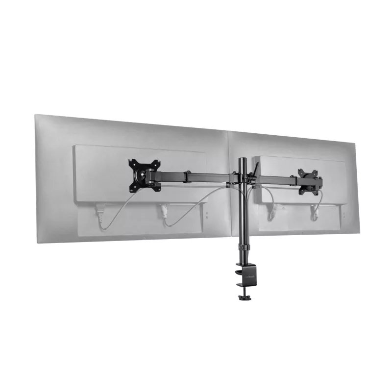 Trust GXT 1120 Mara Dual Monitor Arm 81.3 cm (32 inch) Desk Melns
